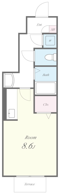 メルベーユ 間取り図