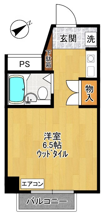 ドールハウス 302号室 間取り