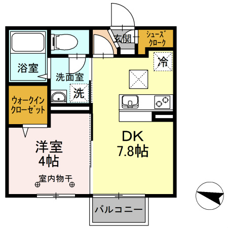 セジュールウィット大池Ⅱ 間取り図