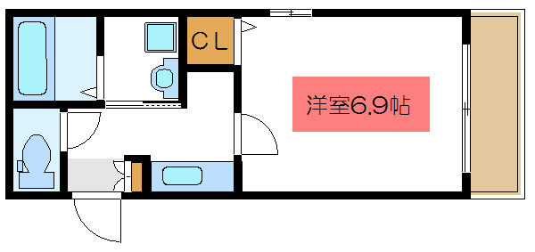 フロンティアコートアネックス 間取り