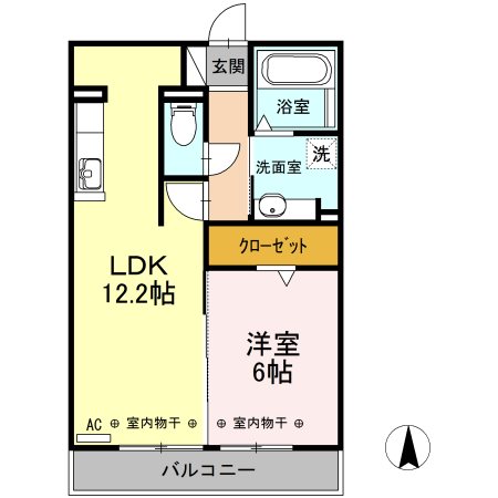 Lumiere Maruju 306号室 間取り