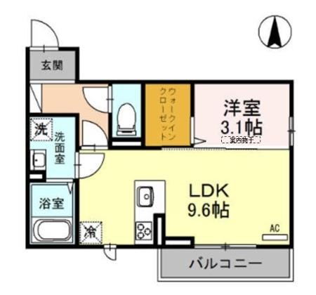PAN 302号室 間取り