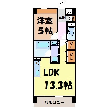 カザモデルノ 間取り図