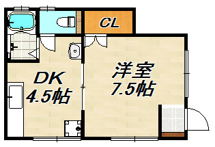 ミントハイツⅡ 間取り図