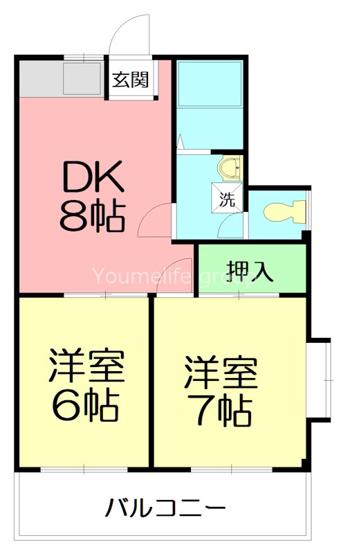 平野ビル 301号室 間取り