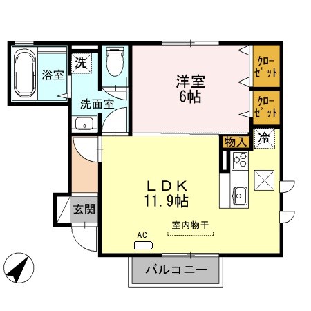 DヴェルジェV 間取り図