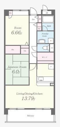 ラフォーレ三郷弐番館 間取り図