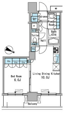 パークアクシス東十条 間取り図