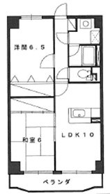 ＳＴＡＴＩＯＮ　ＦＲＯＮＴ（２ＬＤＫ） 間取り