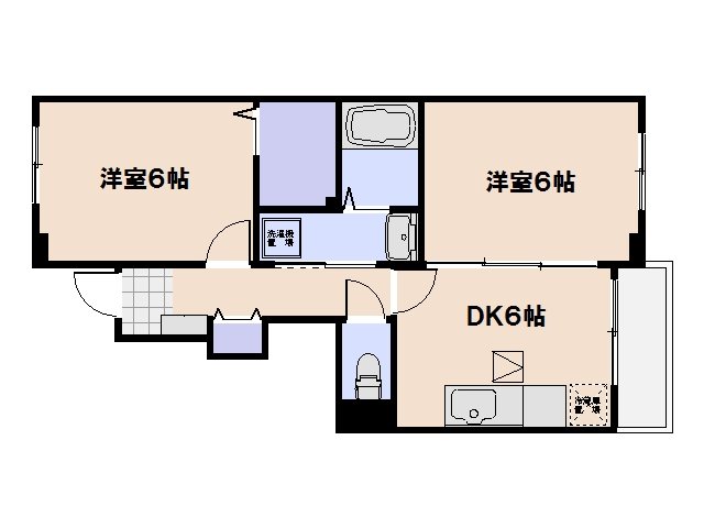 メゾンフランB 間取り