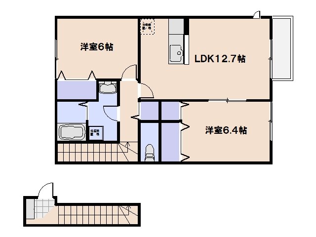 エルコートB 間取り