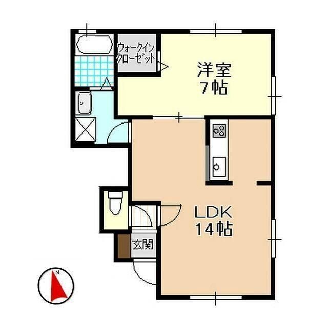 棒屋第五下池ハイツ  間取り
