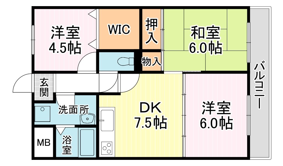 カーサ・サンパティック 間取り