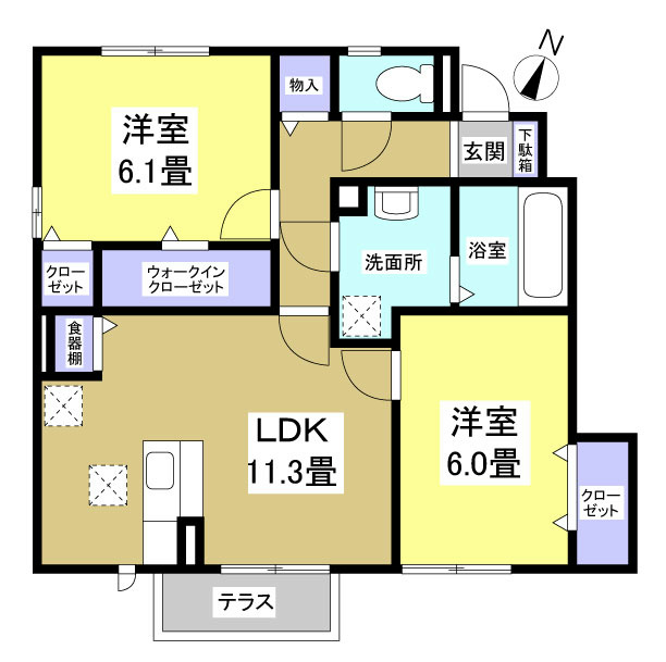 マウント・ブーン 間取り図