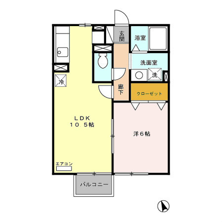 セジュール　ブランシェ 間取り図