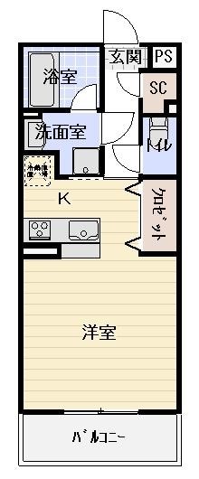 シャトー草薙 間取り