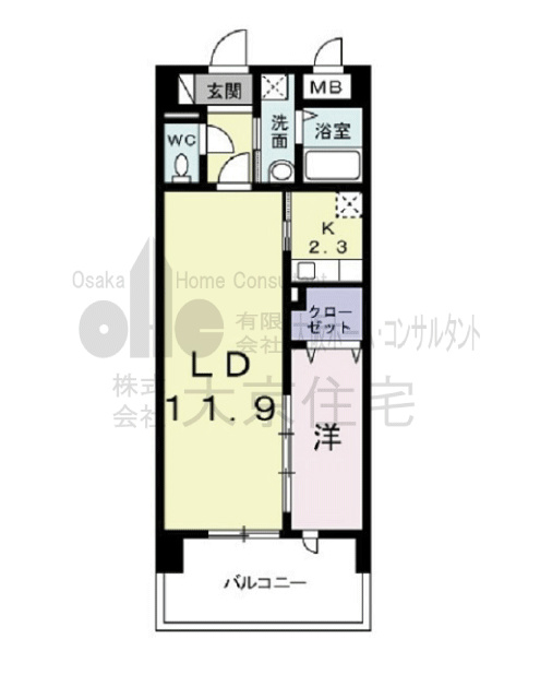 メゾンラフィネ   間取り