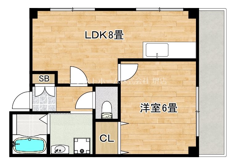 シェモア堺 間取り