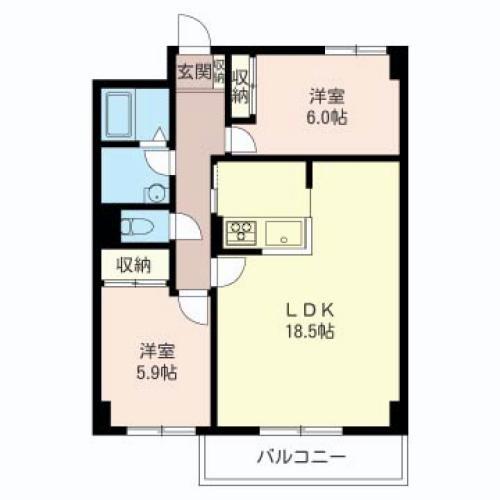 ヴェルドミール宮崎台 間取り
