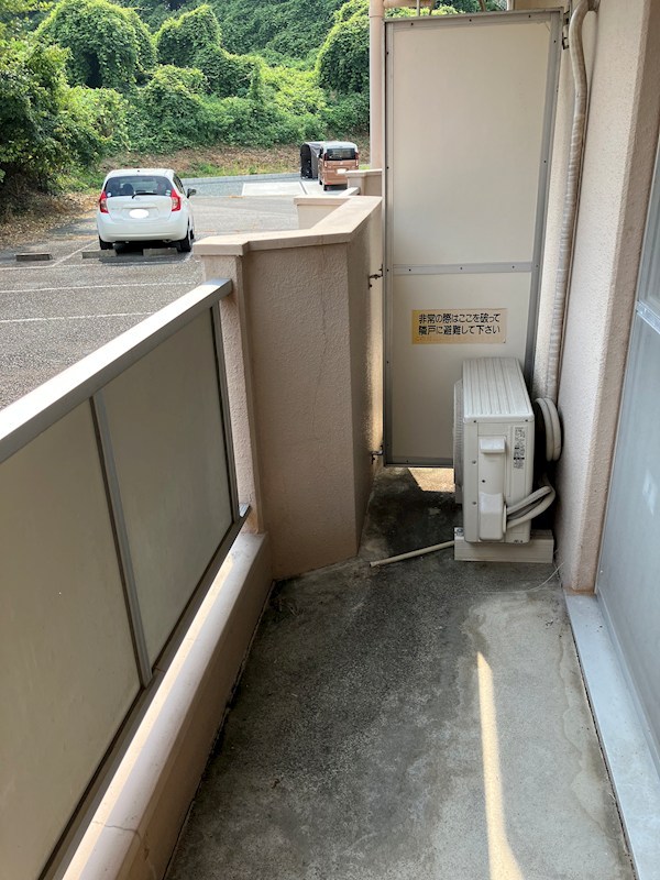 ハイツ石塚掛川Ａ ベランダ