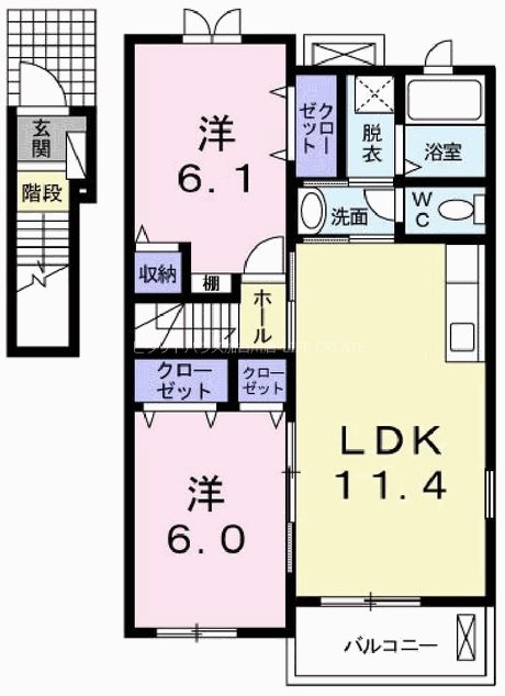 プロスペリティーⅢ 間取り図