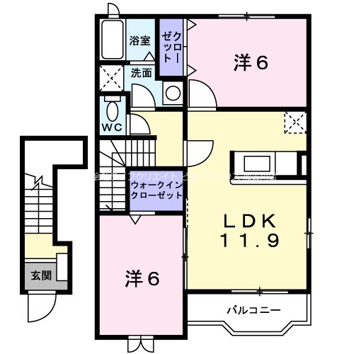 アセント・ヴィラI 間取り図