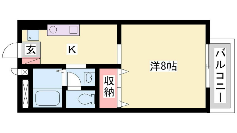 ハイネス本荘 間取り図