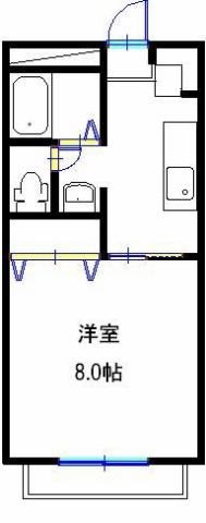 ハイネス野添Ⅱ 間取り図