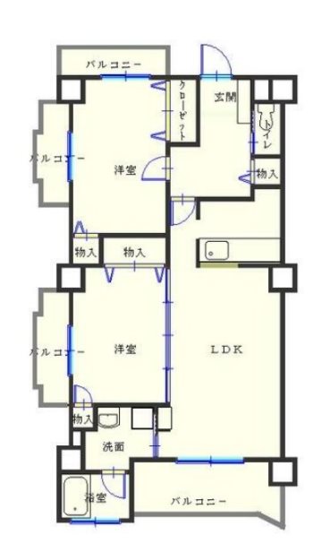 ラフィーネ掛川ｂⅡ 間取り