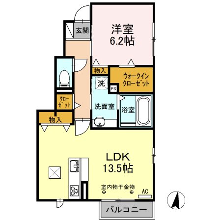 グランシャリオⅡ 間取り図