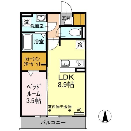 ＣＨＡＲＭＥ Ⅱ 間取り