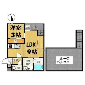 Grandtic Residence 堀田 間取り図
