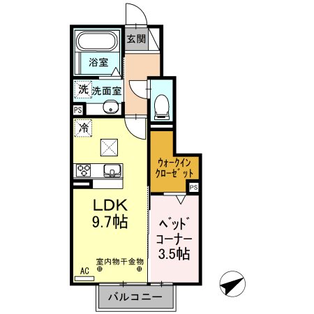 コンフィアンサ 間取り図