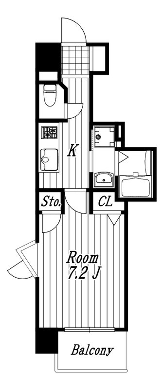 柏808タワー 301号室 間取り
