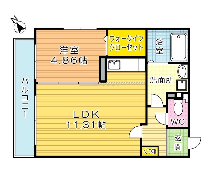 ステラZEN(ステラゼン) 101号室 間取り