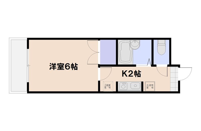 コープレリアン 309号室 間取り