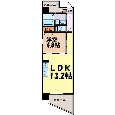 Ｔｈｅ　Ｇｌａｓｓｅｓ 間取り