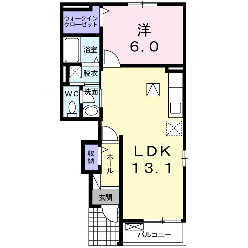 トゥルーハートB 間取り図