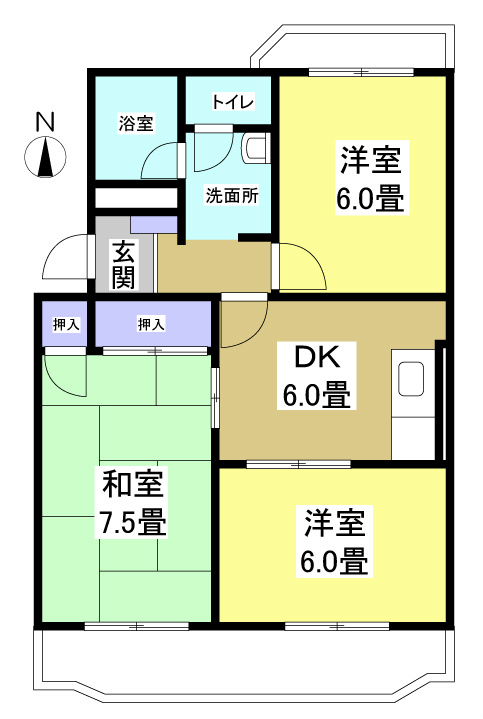 ラ・プリマベーラ 間取り図