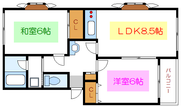 オイコスガーデン  間取り