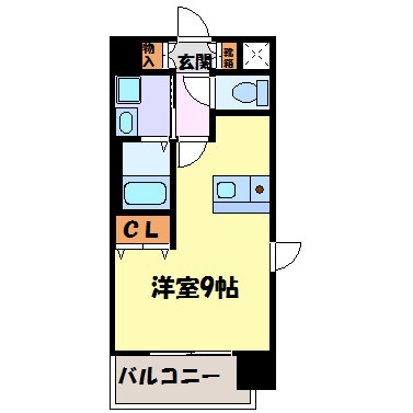 プレサンス名古屋駅前 間取り図