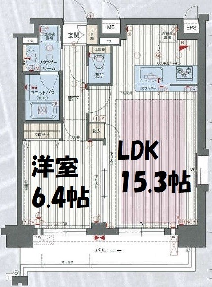 プレサンス名古屋STATIONアブソリュート 間取り図
