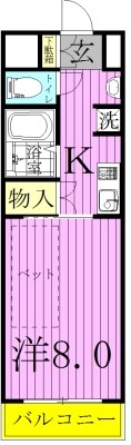 高野山第一ビル 506号室 間取り