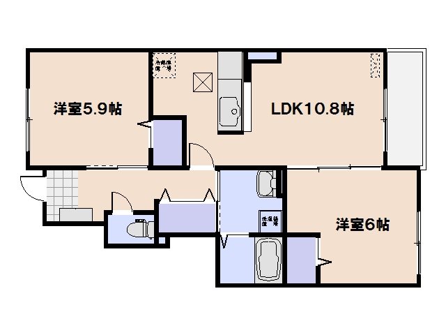 サントリア K・Ⅱ番館 間取り