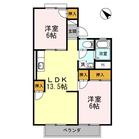 メゾンやましょう 間取り図