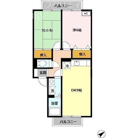 メゾンアルカディア 間取り図