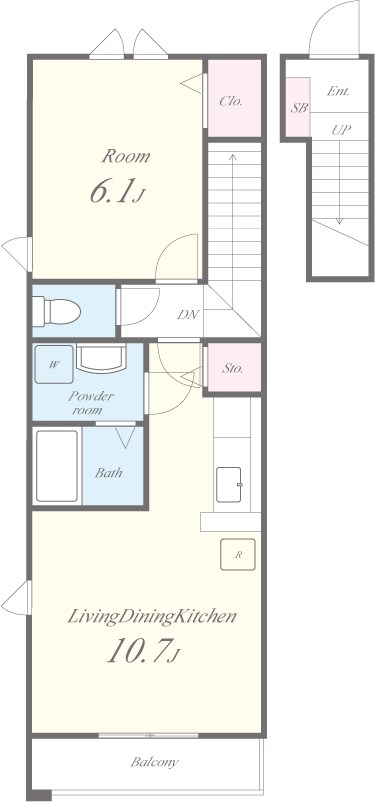 ディアコート辻 間取り図
