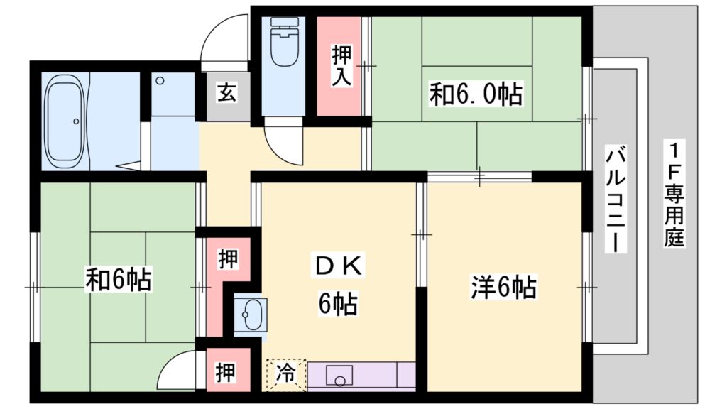 ルミエールＡ 間取り図