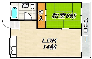 大幸ハイツ 間取り図
