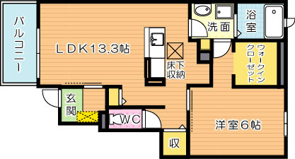 パストラル　A棟 間取り